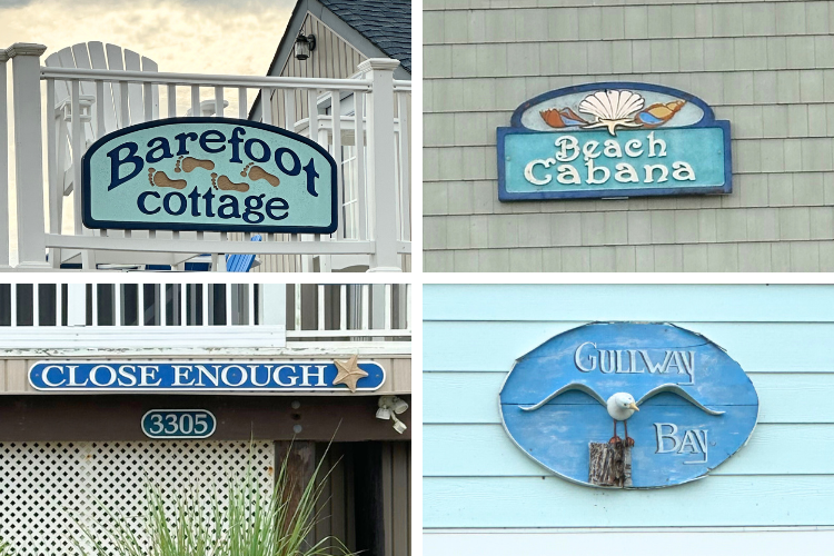 Sandbridge vacation rental home names 